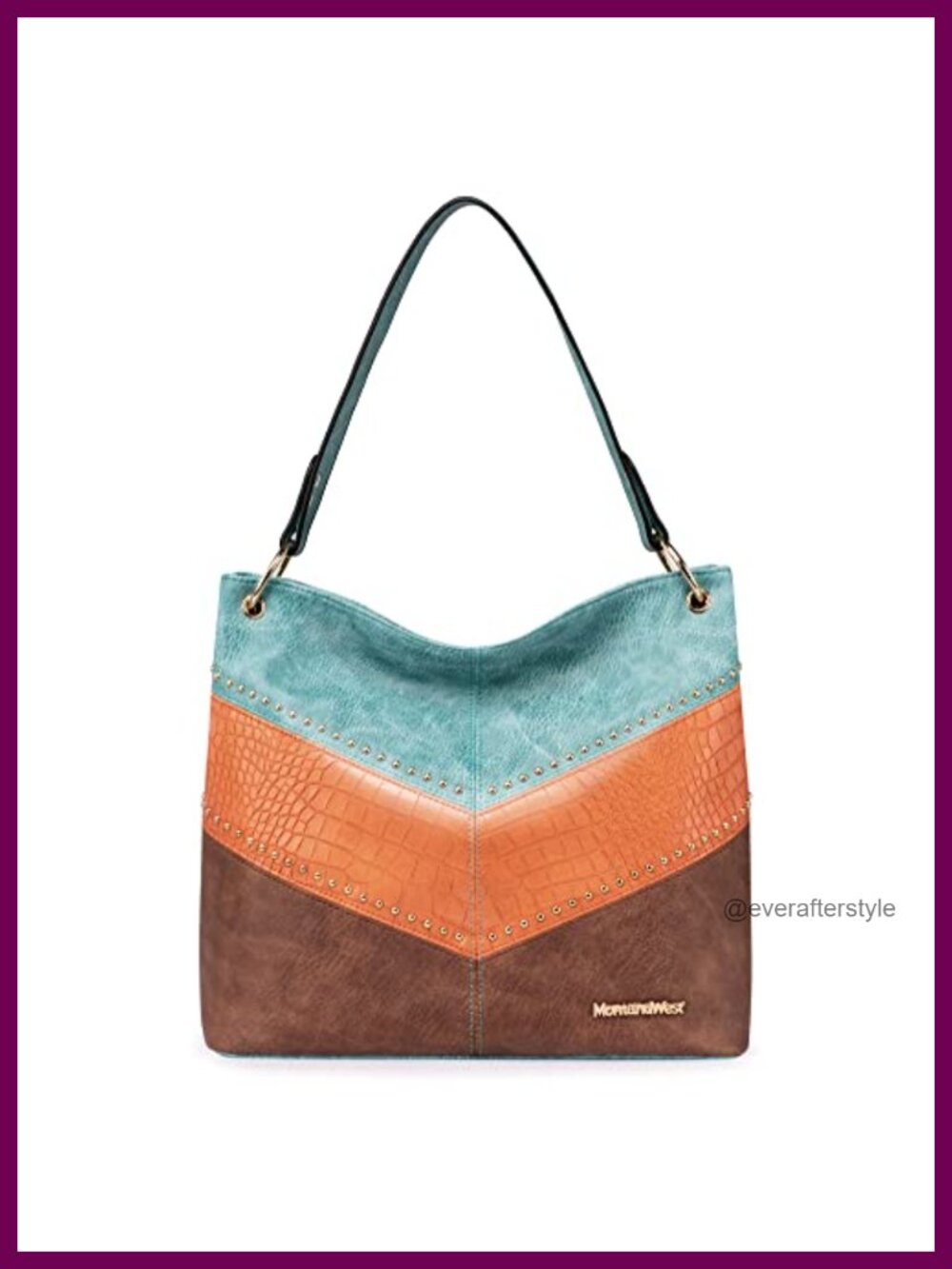 Montana West Hobo Bag Vegan Leather Slouchy Shoulder Purse Large Tote